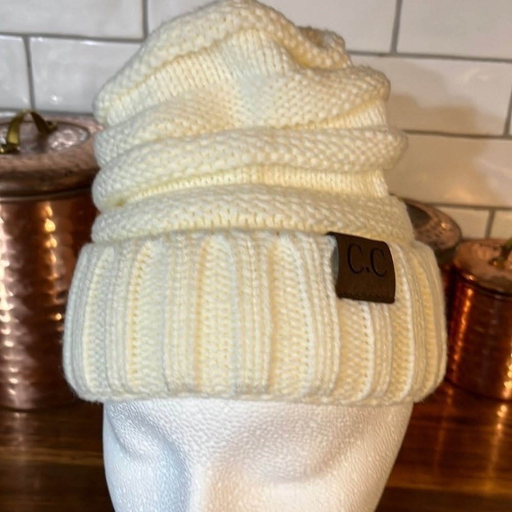 C C branded slouchy hat!! Beanie. New